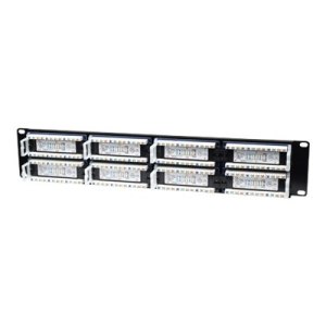 Intellinet 48-Port Cat5e Patchpanel, UTP, 19", 2 HE...