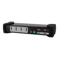 Equip Dual Monitor 4-Port Kombo KVM Switch - KVM-/Audio-/USB-Switch