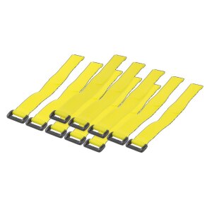 LogiLink Cable tie - 30 cm - yellow (pack of 10)