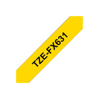 Brother TZe-FX631 - Schwarz auf Gelb - Rolle (1,2 cm x 8 m)