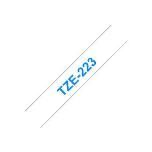 Brother TZe-223 - Blau auf weiß - Rolle (0,9 cm x 8 m)