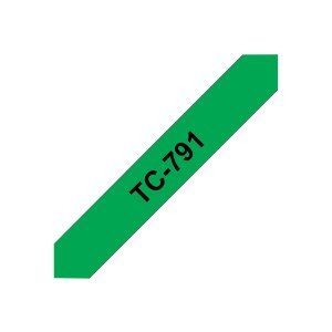 Brother TC791 - 9 mm x black on green