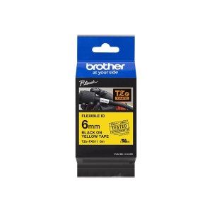 Brother TZe-FX611 - Nero su giallo - TZe - Brother - 6 mm...