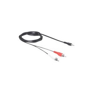 Delock 3.5mm/2 x RCA - 3.5mm - Maschio - 2 x RCA -...