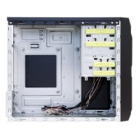 Chieftec LIBRA Series LT-01B - Tower - micro ATX - keine Spannungsversorgung (ATX) - USB/Audio