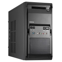 Chieftec LIBRA Series LT-01B - Tower - micro ATX - keine Spannungsversorgung (ATX) - USB/Audio