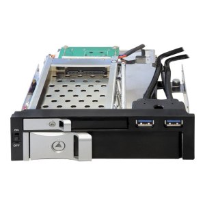 DeLOCK 5.25 Mobile Rack for 1 x 2.5 + 1 x 3.5 SATA HDD +...