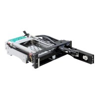 DeLOCK 5.25 Mobile Rack for 1 x 2.5 + 1 x 3.5 SATA HDD + 2 x USB 3.0 Ports - Mobiles Speicher-Rack - 2.5", 3.5" (6.4 cm, 8.9 cm)