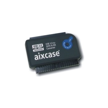 Aixcase blackline AIX-BLUSB3SI-PS - Speicher-Controller mit OneTouchEasy-Button (OTB)