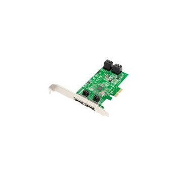 Dawicontrol DC-624E RAID - SATA - PCI Express x2 - 0,1,5,10,JBOD - Windows 2000,Windows 7 Home Basic,Windows 7 Home Basic x64,Windows 7 Home Premium,Windows 7 Home... - 2 TB