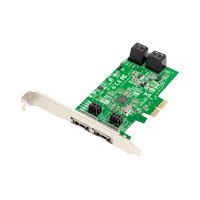 Dawicontrol DC-624E RAID - SATA - PCI Express x2 - 0,1,5,10,JBOD - Windows 2000,Windows 7 Home Basic,Windows 7 Home Basic x64,Windows 7 Home Premium,Windows 7 Home... - 2 TB