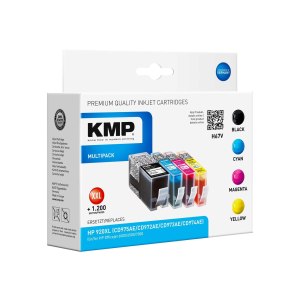 KMP H67V - Inchiostro a base di pigmento - Nero - Ciano - Magenta - Giallo - Multi pack - HP OfficeJet 6000 HP OfficeJet 6000 Wireless HP OfficeJet 6000 special Edition HP OfficeJet... - 4 pezzo(i)