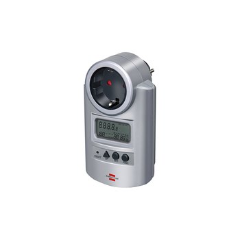 Brennenstuhl BN-PM231 - Elettronico - A spina - Corrente di alimentazione - Efficienza energetica - Power factor - Power frequency - Uscita di... - Grigio - kWh - LCD