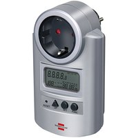 Brennenstuhl BN-PM231 - Elettronico - A spina - Corrente di alimentazione - Efficienza energetica - Power factor - Power frequency - Uscita di... - Grigio - kWh - LCD