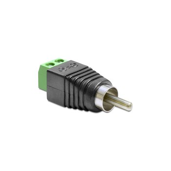 Delock Adapter RCA male > Terminal Block