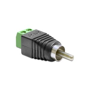 Delock Adapter RCA male > Terminal Block - Video- /...