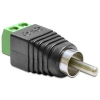 Delock Adapter RCA male > Terminal Block