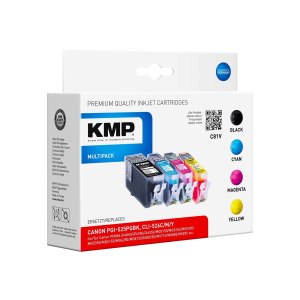 KMP MULTIPACK C81V - 4er-Pack - Schwarz, Gelb, Cyan,...