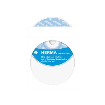 HERMA CD/DVD sleeve - white