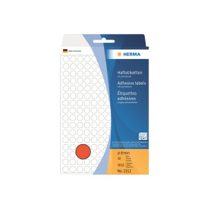 HERMA Permanent adhesive - red