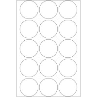 HERMA Seal labels Ø 32 mm round transparent extra strong adhesion film matt 240 pcs. - Transparent - Circle - Germany - 16 mm - 16 mm - 1.6 cm