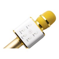 Technaxx MusicMan BT-X31 - Mikrofon - weiß, Gold