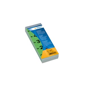 HERMA Number blocks self-adhesive green 28x56 mm 1-500 -...