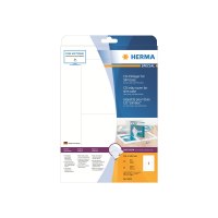 HERMA 5033 - Bianco - Etichetta per stampante non adesiva - A4 - Cartoncino - Laser/Inkjet - Rettangolo