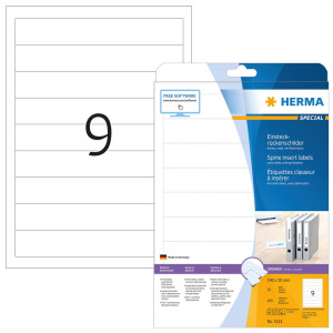 HERMA Special - Cardboard - non-adhesive