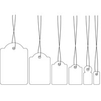 HERMA Strung marking tags - White