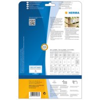 HERMA Special - Papier - matt - extra stark selbstklebend - weiß - 63.5 x 29.6 mm 675 Etikett(en) (25 Bogen x 27) Etiketten