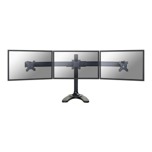 Neomounts FPMA-D700DD3 - Aufstellung - für 3 LCD-Anzeigen - Schwarz - Bildschirmgröße: 25.4-68.6 cm (10"-27")