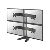 Neomounts by Newstar Supporto da scrivania per monitor - 8 kg - 48,3 cm (19") - 76,2 cm (30") - 100 x 100 mm - Regolazione altezza - Nero