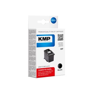 KMP C87 - 21 ml - Schwarz - kompatibel - Tintenpatrone