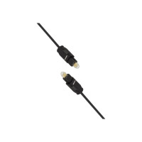 LogiLink Toslink - Toslink - 0.5m - TOSLINK - TOSLINK - 0,5 m - Nero