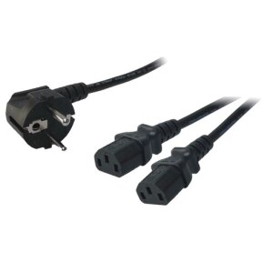 LogiLink Power cable - IEC 60320 C13 to CEE 7/7 (M)