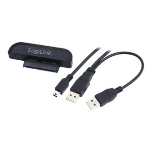 LogiLink Serial adapter - USB, mini-USB Type B (M) to SATA