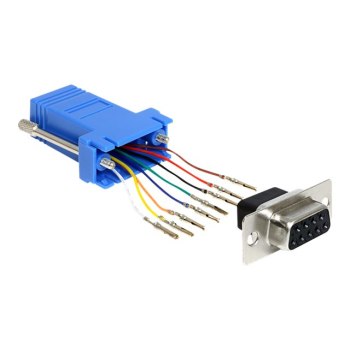 Delock Serieller Adapter - RJ-45 (W) zu DB-9 (W)