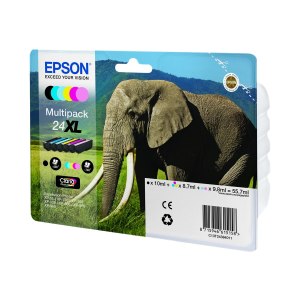 Epson 24XL Multipack - 6 pakker - XL - Originale -...