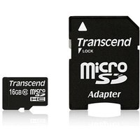 Transcend Premium - Flash memory card (microSDHC to SD adapter included)