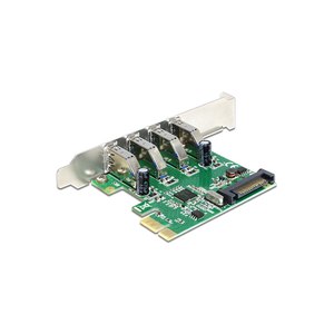 DeLock PCI Express Card > 4 x USB 3.0 - USB-Adapter -...