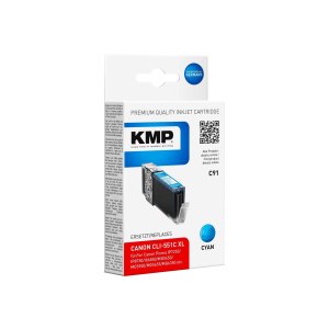 KMP C91 - 15 ml - Cyan - kompatibel - Tintenpatrone...