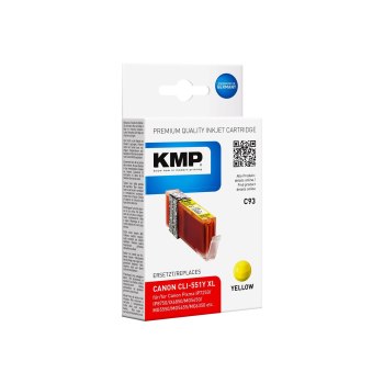 KMP C93 - 15 ml - yellow - compatible