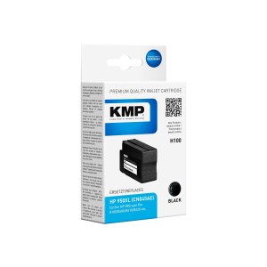 KMP H100 - 80 ml - black - compatible