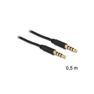 Delock Headset cable - 4-pole mini jack (M) to 4-pole...
