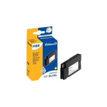 Pelikan 4109088 - Inchiostro a base di pigmento - Giallo - HP OfficeJet Pro 251dw - Pro 276dw - Pro 8100 - Pro 8600 - Pro 8610 - Pro 8620