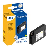 Pelikan 4109088 - Inchiostro a base di pigmento - Giallo - HP OfficeJet Pro 251dw - Pro 276dw - Pro 8100 - Pro 8600 - Pro 8610 - Pro 8620