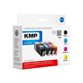 KMP MULTIPACK C89V - 4-pack - black, yellow, cyan, magenta