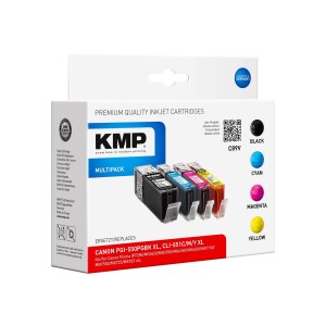 KMP MULTIPACK C89V - 4-pack - black, yellow, cyan, magenta