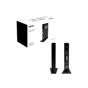 Club 3D SenseVision USB3.0 Dual Display Docking Station -...